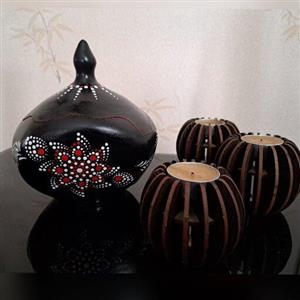 شکلات خوری نقطه کوبی سفالی