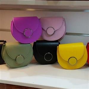 مینی کیف دخترانه کیف فانتزی دخترونه کیف زنجیری کیف نیم دایره فانتزی