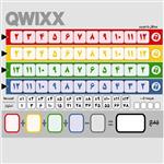 بازی فکری تاسی کوئیکس با تاسهای مشکی QWIXX (کوییکس)(آدرین گیم)