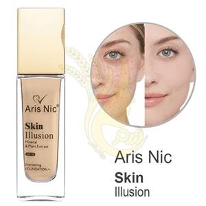 کرم پودر گریم آریس نایس اسکین ایلوژن(ARIS NIC SKIN ILLUSION FOUNDATION)