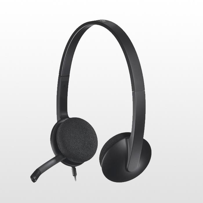Logitech H340 USB Connector Supra-aural Headset