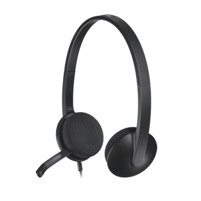 Logitech H340 USB Connector Supra-aural Headset