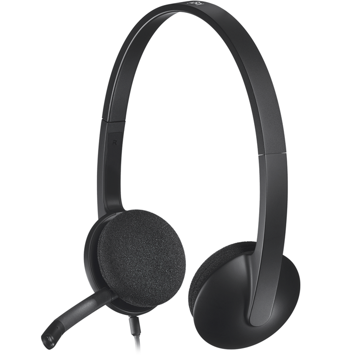 Logitech H340 USB Connector Supra-aural Headset