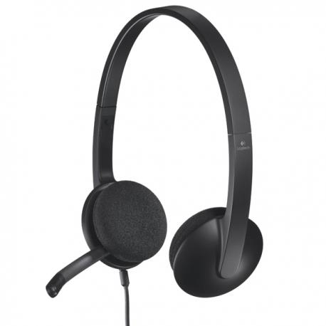 Logitech H340 USB Connector Supra-aural Headset