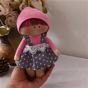 عروسک روسی پسر 15سانتی بدون ایستایی وکفش مناسب هدیه تولد. سیسمونی.کادویی.
