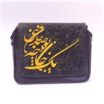 کیف دوشی چرم و مخمل بهار کد CA 008