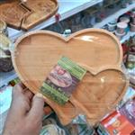 اردوخوری چوبی بامبو  دو قلب در پلاسکو دهقان
