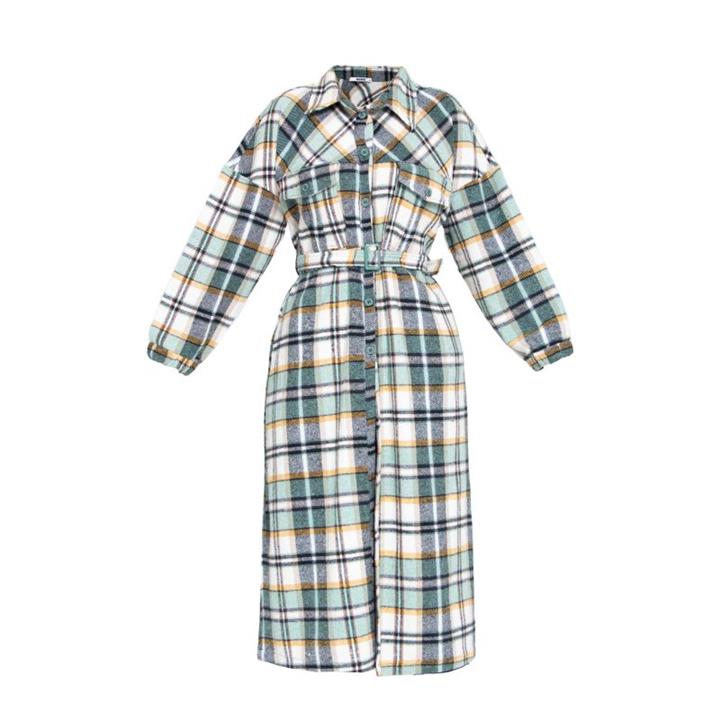 پالتو زنانه بنیس مدل افشان رنگ سبز