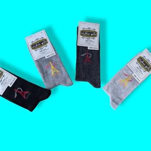 جوراب نانو ساق بلند مردانه جین دوازده عددی در چهار رنگ