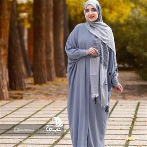 مانتو عبایی ماهور طوسی