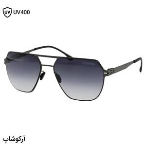 فریم عینک آفتابی مردانه گرد خلبانی فلزی سبک آیس برلین 9012