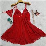 لباس خواب گیپور Love Secret کد 8812 قرمز  در دو سایز لارج و ایکس لارج