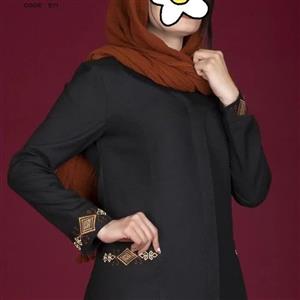مانتو شلوار ، رنگ مشکی، نوک مدادی، جنس عالی