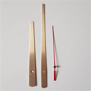 عقربه ساعت دیواری مشکی طلایی 18 سانتی