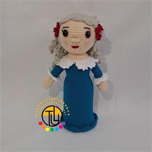 عروسک بافتنی مادر بزرگ شب یلدا-قابل شستشو