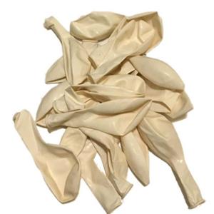 بادکنک سایز 6 اینچ مدل بانیبو رنگ سفید بسته ده عددی