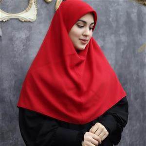 مقنعه کرپ کره ای قد 90 در 80رنگ بندی بسیار متفاوت به قیمت تولیدی