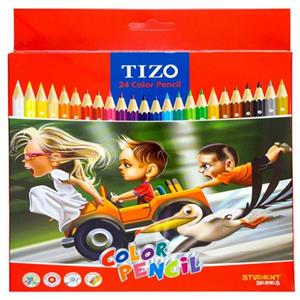 مداد رنگی 24 رنگ تیزو