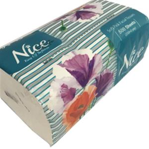 دستمال کاغذی نایس 500 برگ 1بسته نرم ومقاوم