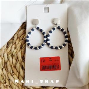 گوشواره حلقه ای مهره ای