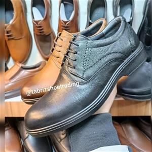 کفش تمام چرم بندی مردونه