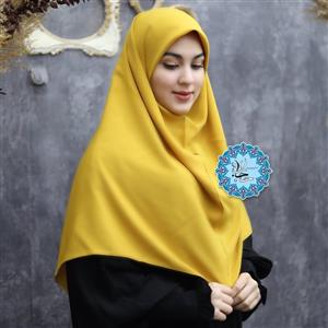 مقنعه کرپ کره ای رنگی قد 100 بیش از 30 رنگ به قیمت تولید