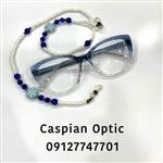 فریم عینک طبی کائوچویی زنانه گربه ای رنگ آبی هایلایت بسیار سبک در عینک کاسپین