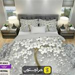 روتختی یک نفره طرح درخت شکوفه سه بعدی جنس میکروتترون  مناسب کودک و نوجوان  برای تخت90