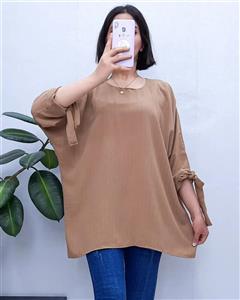 شومیز زنانه آستین گره ای کد 115