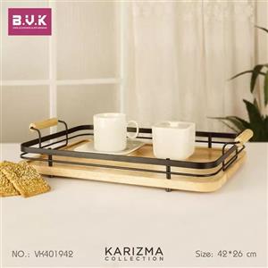 سینی پذیرایی بی وی کیVK401942 کاریزما مشکی