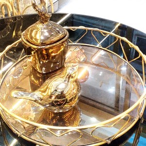 سینی کف ایینه ای