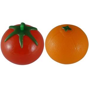 توپ بازی ضد استرس مدل Tangerine And Tomato مجموعه دو عددی