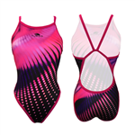 مایو زنانه توربو مدل TURBO SWIMSUIT SWIMMING WOMEN PINK LIGHTS (REVOLUTION)