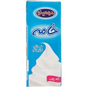 خامه کم چرب دومینو 200 میلی لیتری