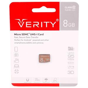 رم میکرو ۸ گیگ وریتی Verity Extreme 633X U1 C10 95MB/s