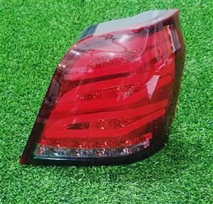 چراغ خطر پراید 111 طرح s500 ان جی کو رنگ قرمز دودی تمام قرمز