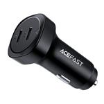 AF B2 72W dual USB-C metal car charger – black ACEFAST کابل مبدلی