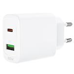 AF A25 PD20W (USB-C+USB-A) dual port charger – white ACEFAST کابل مبدلی