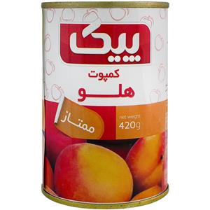 کمپوت هلو ممتاز پیک 420 گرمی