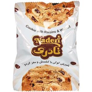 بسته 12 عددی کوکی با کشمش و گردو نادری 35 گرمی