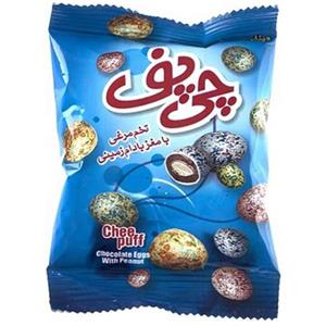 بسته 6 عددی دراژه با مغز بادام زمینی تخم مرغی چی پف 30 گرمی