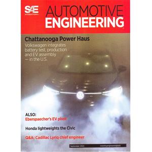 مجله Automotive Engineering سپتامبر 2022 Automotive Engineering Magazine September 2022