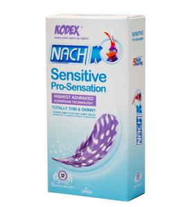 کاندوم حساس و بسیار نازک sensitive pro-sensation کدکس بسته 12 عددی  