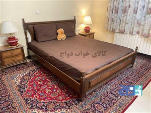 روتختی کشدار تترون ساده دونفره کد ۱۴۰۱۱۰۱۹۱ (شکلاتی)