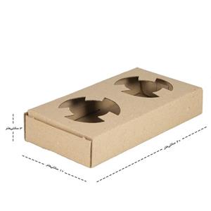 نگهدارنده لیوان کرافت مدل 2 تایی - 2  کد 1 - 20×10×3