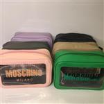 کیف آرایش طلقی بزرگ moschino