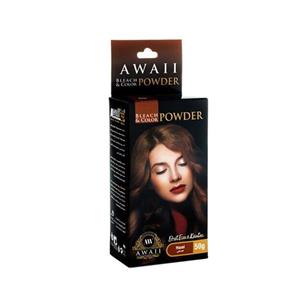 رنگ مو پودری آوایی رنگ فندقی جعبه 50 گرمی