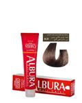 رنگ مو آلبورا شماره 8.31  بلوند دودی طلایی روشن ALBURA PROFESSIONAL HAIR DYE GOLDEN ASH  SERIES NUMBER 8.31 100M