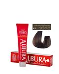 رنگ مو آلبورا شماره 6.31  بلوند دودی طلایی تیره ALBURA PROFESSIONAL HAIR DYE GOLDEN ASH  SERIES NUMBER 6.31 100M