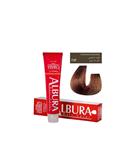 رنگ مو آلبورا شماره 7.57 بلوند دارچینی ALBURA PROFESSIONAL HAIR DYE  CINNAMON  SERIES NUMBER 7.57 100M